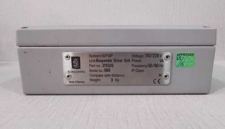 KONGSBERG 311509 Transducer Drive Unit for Precision Control 1 KONGSBERG 311509 Transducer Drive Unit for Precision Control