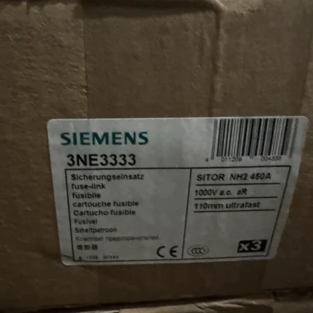 SIEMENS 3NE3333 Fuse Reliable Electrical Circuit Protection