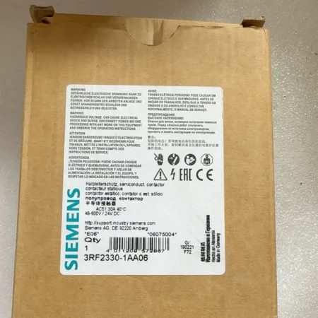 Siemens Semiconductor Contactor 3RF2330-1AA06 - Reliable Switching