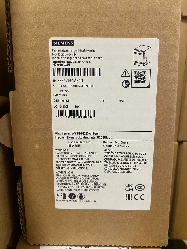 SIEMENS 3SK1213-1AB40 Safety Relay - Industrial Control Module 1 3SK1213-1AB40