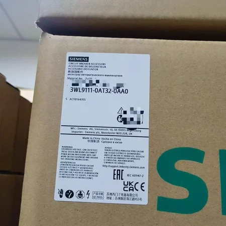 SIEMEN 3WL9111-0AT32-0AA0 Breaker Accessory Solution