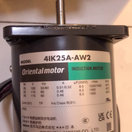 Orientalmotor Induction Motor 4IK25A-AW2 Efficient Power