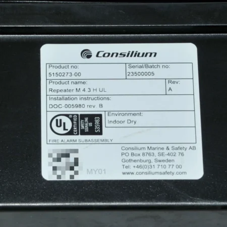 CONSILIUM M4.3 H UL Control Panel | Reliable Fire Protection