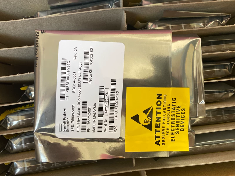 HP 4-Port Network Adapter 768082-001 - Industrial Use 1 HP 4-Port Network Adapter 768082-001 - Industrial Use