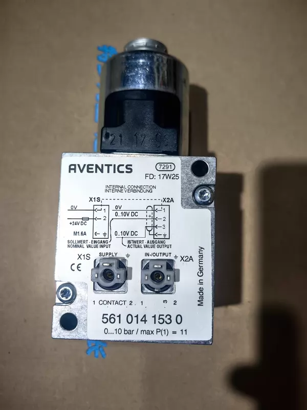 AVENTICS FD17W25 Proportional Valve - Industrial Grade 1 AVENTICS FD17W25 Proportional Valve - Industrial Grade