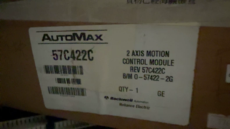 GE 57C422C 2-Axis Motion Control Module for Machinery 1 GE 57C422C 2-Axis Motion Control Module for Machinery
