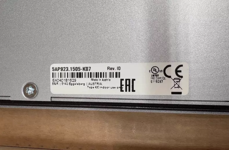 B&R 5AP923.1505-K07 Panel PC for Control Applications 1 B&R 5AP923.1505-K07 Panel PC for Control Applications