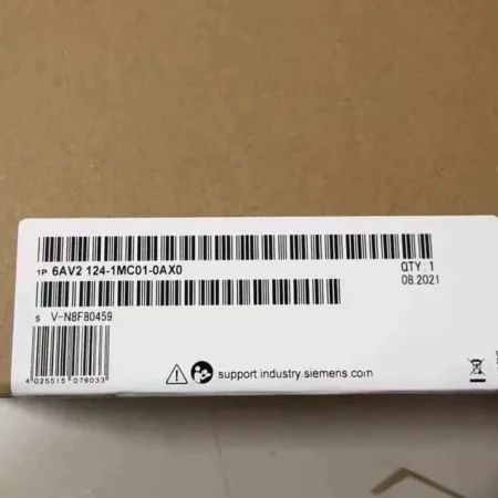 SIEMENS HMI Panel 6AV2124-1MC01-0AX0 - Industrial Touchscreen