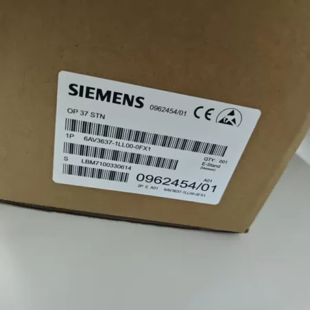 SIEMENS 6AV3637-1LL00-0FX1 HMI Touch Panel Display