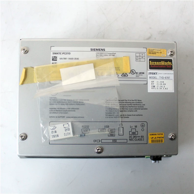 Siemens 6AV7881-1AA00-2BA0 Touch Screen Panel Display 1 Siemens 6AV7881-1AA00-2BA0 Touch Screen Panel Display
