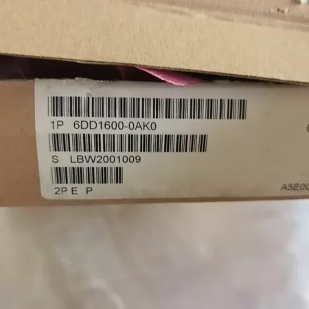 SIEMENS 6DD1600-0AK0 Control Module for Automation Use