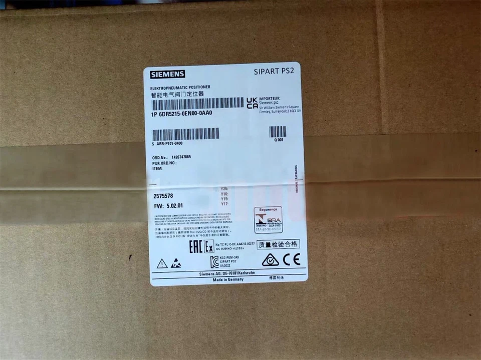 Siemens 6DR5215-0EG00-0AA0 Valve Positioner 1 6DR5215-0EG00-0AA0