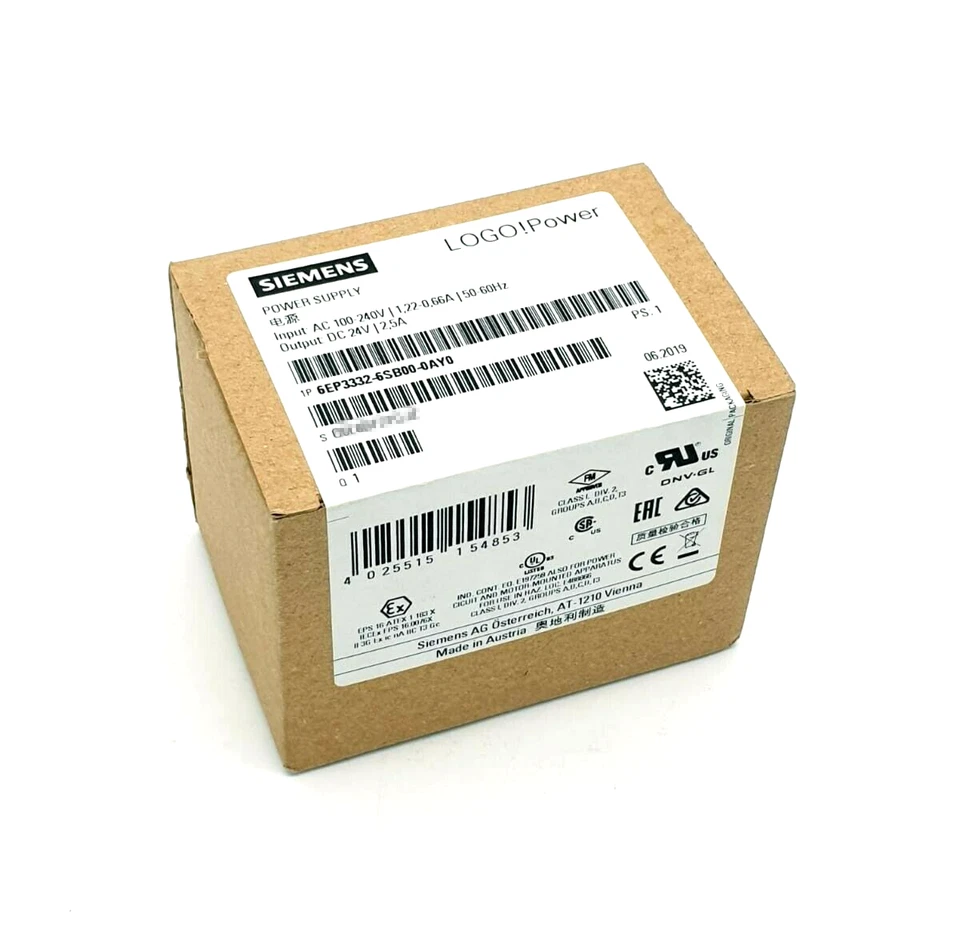 Siemens LOGO! Power 6EP3332-6SB00-0AY0 - Industrial Power Supply 1 6EP3332-6SB00-0AY0