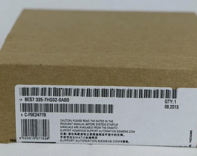 SIEMENS Analog I/O Module 6ES7335-7HG02-0AB0 1 6ES7335-7HG02-0AB0