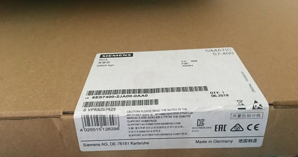SIEMENS 6ES7400-2JA00-0AA0 Installation Cabinet for Automation 1 6ES7400-2JA00-0AA0