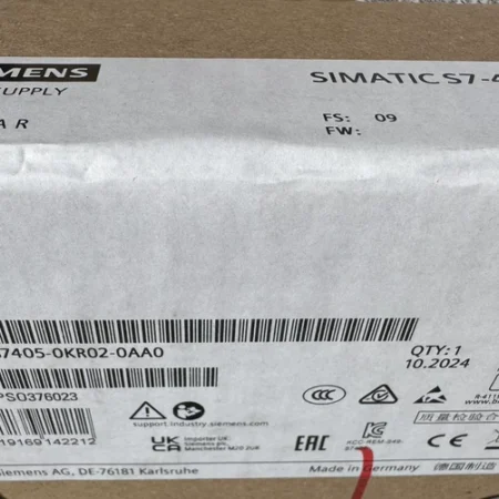 Siemens 6ES7405-0KR02-0AA0 Power Supply Efficient Power Management