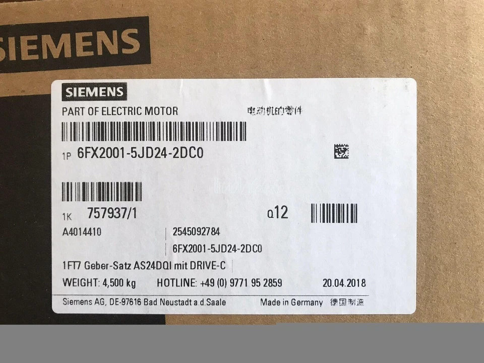 SIEMENS Encoder 6FX2001-5JD24-2DC0 - Industrial Rotary Encoder 1 6FX2001-5JD24-2DC0