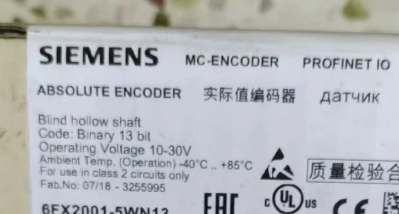 Siemens Encoder 6FX2001-5WN13 Industrial Encoder 1 6FX2001-5WN13