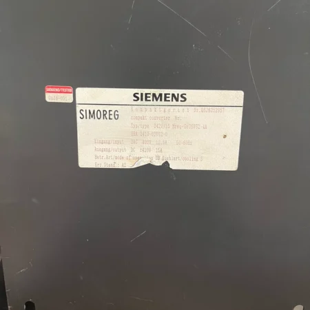 SIEMENS DC Drive 6RA2413-6DV62-0 - High Performance Motor Control