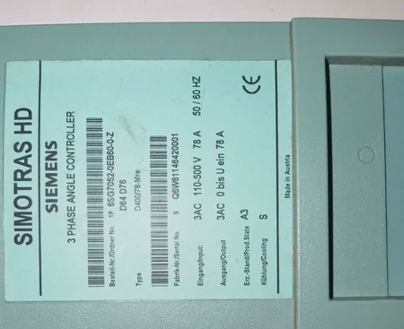 Buy SIEMENS 6SG7052-0EB60-0-Z Servo Drive for Precision