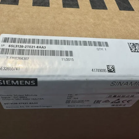 Siemens Double-axis Motor Module 6SL3120-2TE21-8AA3