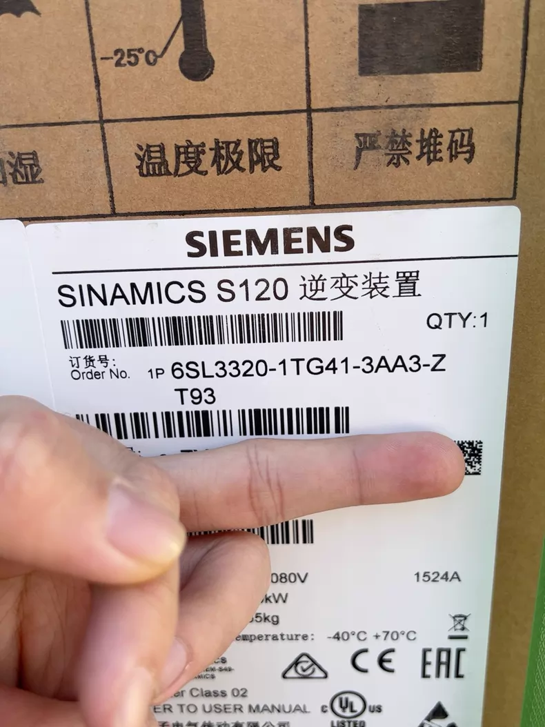 Optimize Control with SIEMENS 6SL3320-1TG41-3AA3-ZT93