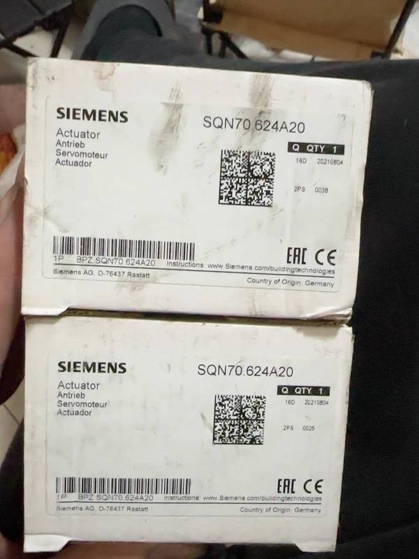 Siemens SQN70.624A20 Actuator - Reliable Industrial Automation 1 Siemens SQN70.624A20 Actuator - Reliable Industrial Automation