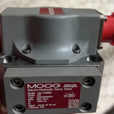 MOOG Servo Valve Model 761-4088B5 High Precision Control