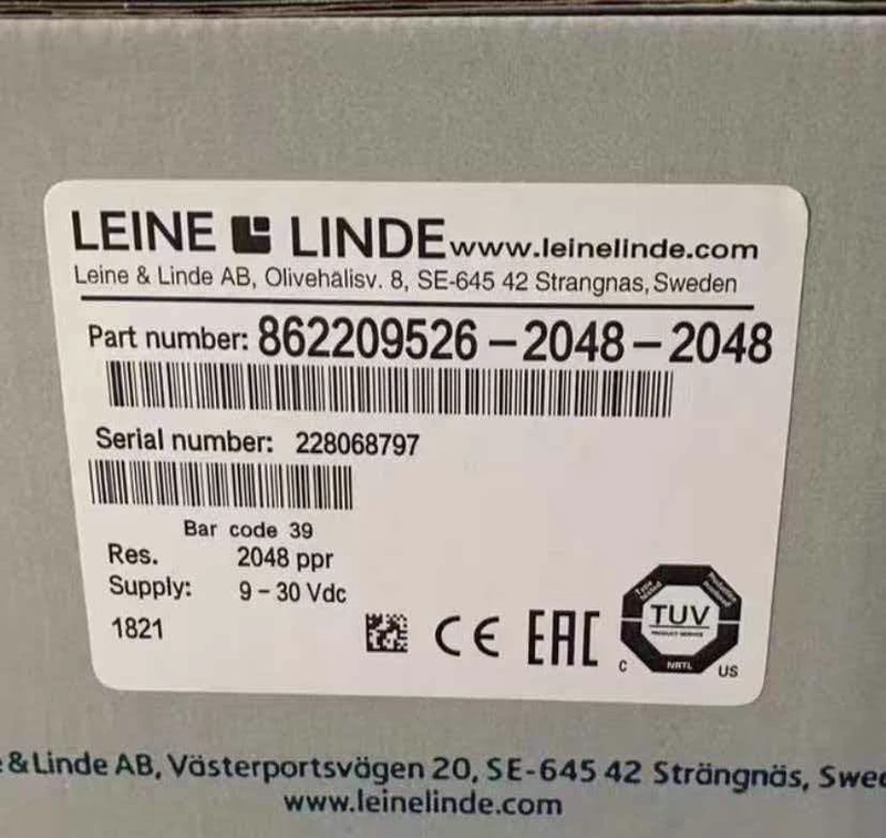 LEINE LINDE High-Resolution Encoder Model 862209526-2048-2048 1 LEINE LINDE High-Resolution Encoder Model 862209526-2048-2048