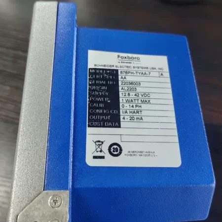 Foxboro pH Transmitter 876PH-TYAA-7 - Accurate pH Measurement Device