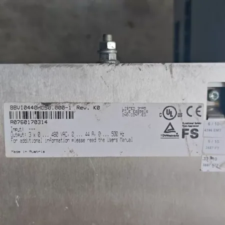 B&R 8BVI0440HCS0.0001 Servo Drive for Industrial Use