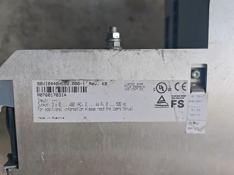 B&R 8BVI0440HCS0.0001 Servo Drive for Industrial Use