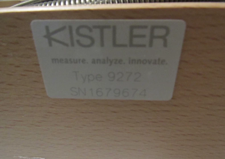Kistler 9272 Four-Component Dynamometer for Measurement 1 Kistler 9272 Four-Component Dynamometer for Measurement