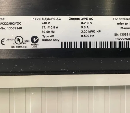 Lenze Power Solutions: ESV222N02YXC AC Inverter Model