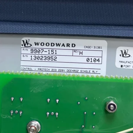 Woodward 9907-151 System - High-Quality Overspeed Protection