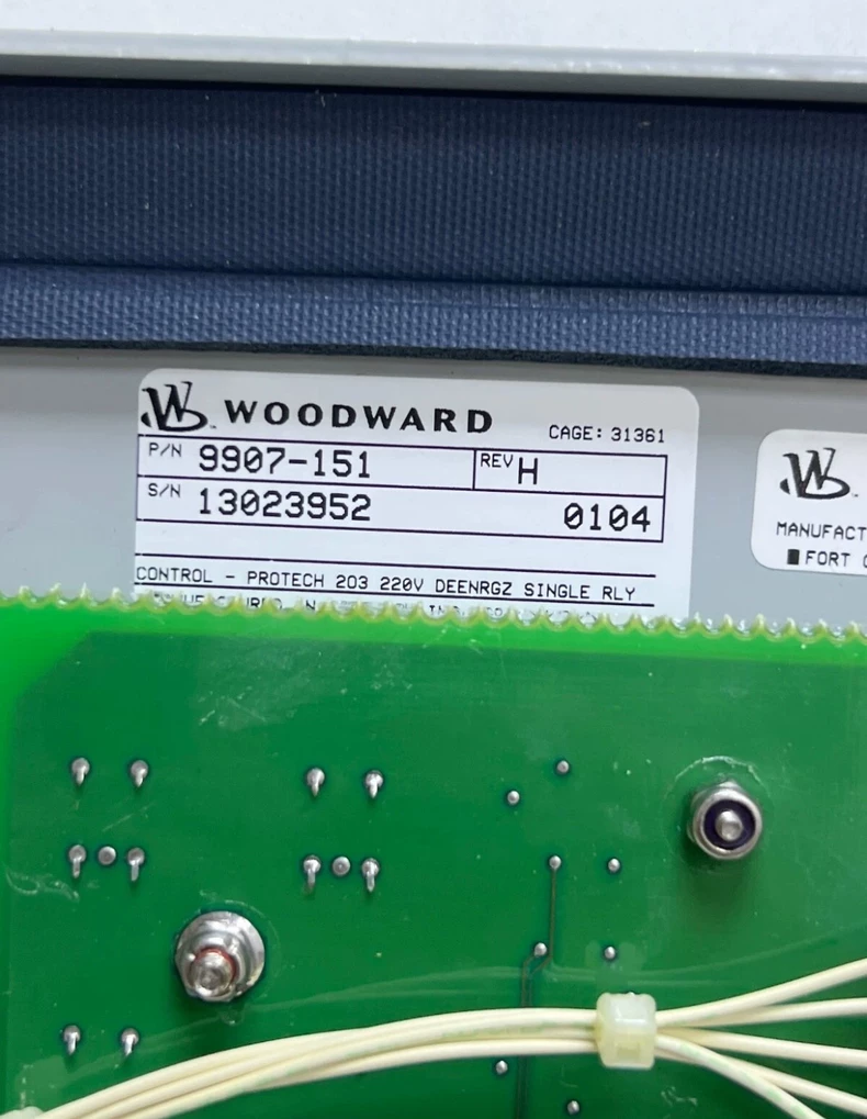 Woodward 9907-151 System - High-Quality Overspeed Protection 1 Woodward 9907-151 System - High-Quality Overspeed Protection