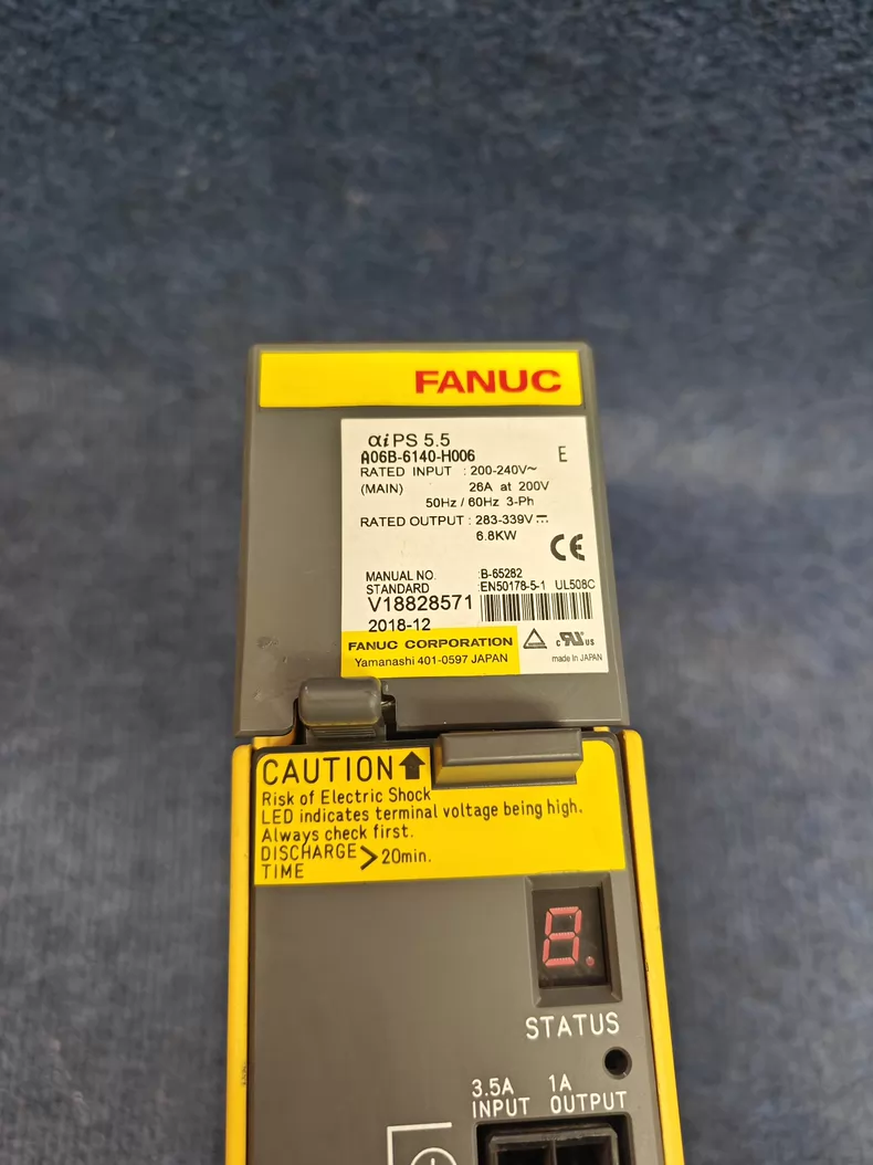 Fanuc Servo Amplifier A06B-6140-H006 Precision Control Unit 1 Fanuc Servo Amplifier A06B-6140-H006 Precision Control Unit