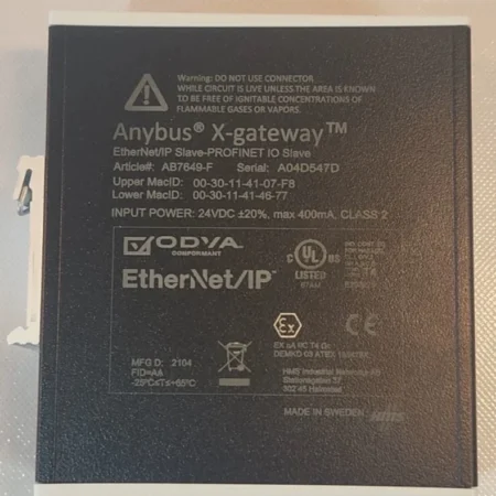 Network Gateway AB7649-F Anybus - Interoperable System Connectivity