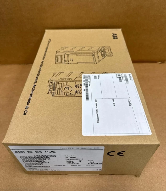 ABB ACS355-03U-08A8-4+J400 AC Drive: Smooth and Reliable Operation