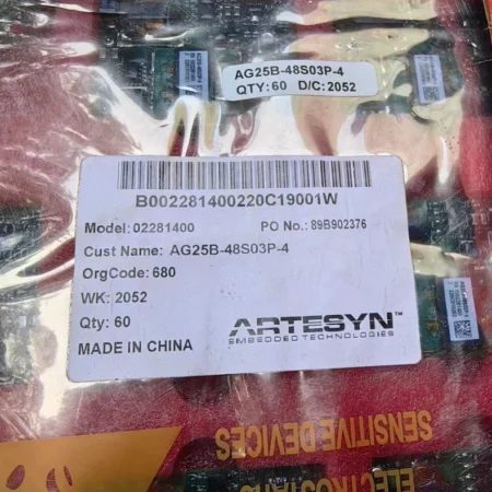 ARTESYN Power Module Model AG25B-48S03P-4 Reliable