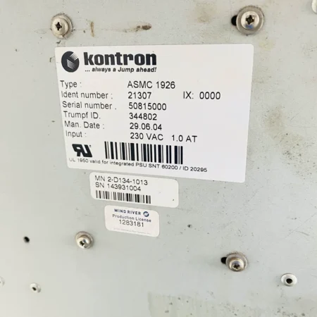 kontron ASMC1926 Controller - Industrial Automation Device