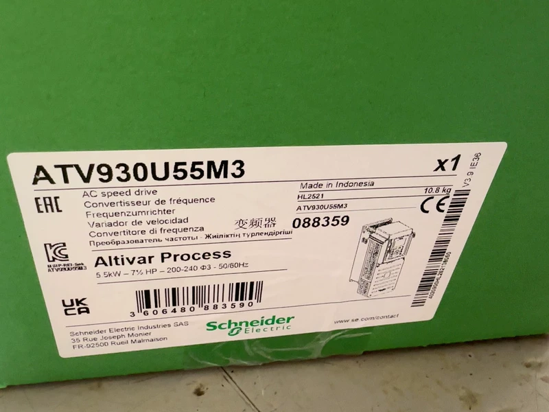 Schneider ATV930U55M3 Variable Frequency Drive VFD 1 Schneider ATV930U55M3 Variable Frequency Drive VFD