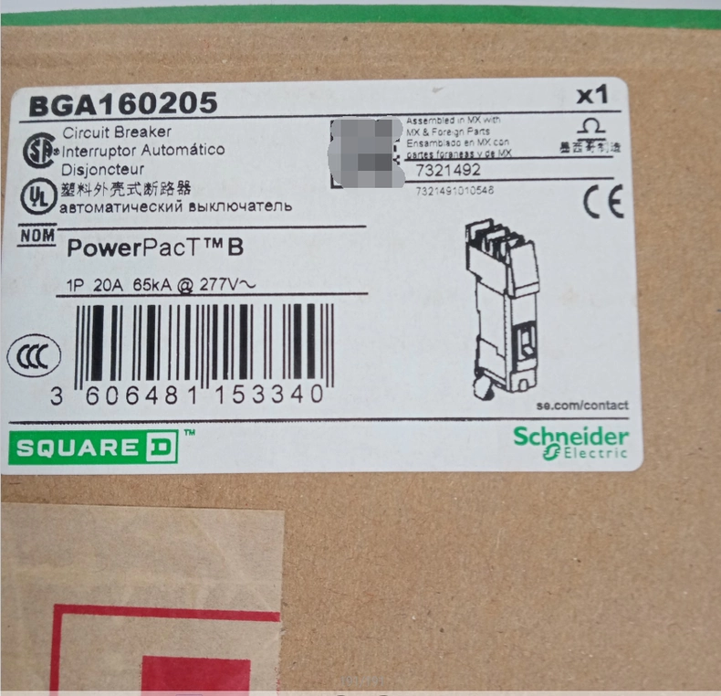 Square D Circuit Breaker BGA160205 - Industrial Reliability 1 Square D Circuit Breaker BGA160205 - Industrial Reliability