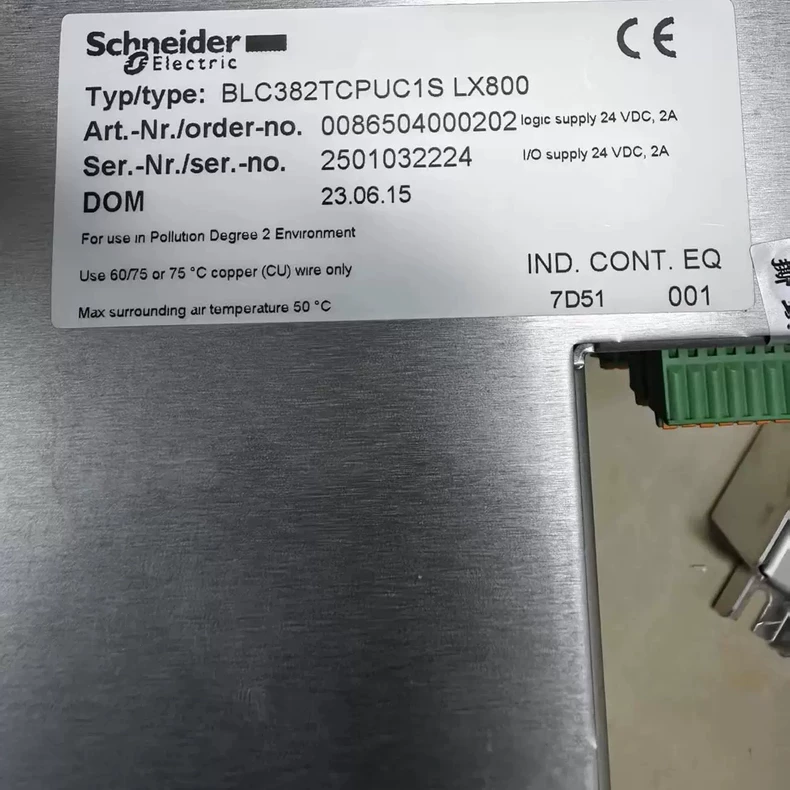 BERGER LAHR BLC382TCPUC1S Motion Controller - Reliable Control 1 BERGER LAHR BLC382TCPUC1S Motion Controller - Reliable Control