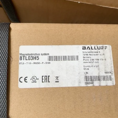 BALLUFF Magnetostrictive Position Sensor BTL5-T1100-M0250-P-S103