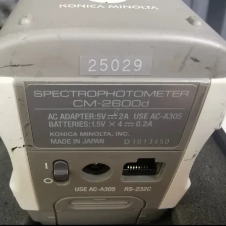 KONICA MINOLTA Spectrophotometer CM-2600D for Accurate Results