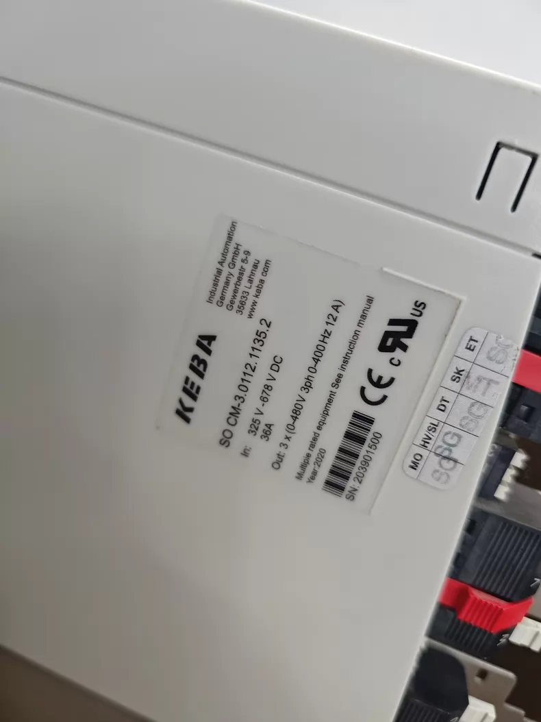 KEBA Servo Drive CM-3/0112.1135.2 High Performance Motor Control 1 KEBA Servo Drive CM-3/0112.1135.2 High Performance Motor Control