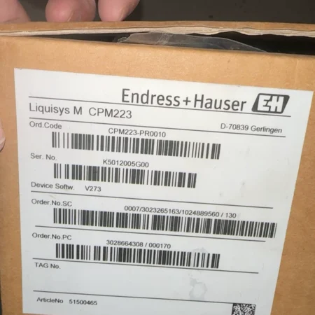 Endress+Hauser Transmitter CPM223-PR0010 for Accurate Measurement