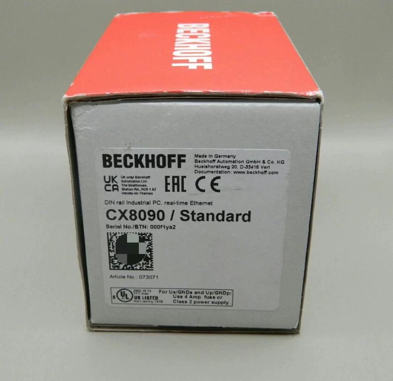 BECKHOFF CX8090 Model Module for Efficient Embedded Computing 1 BECKHOFF CX8090 Model Module for Efficient Embedded Computing