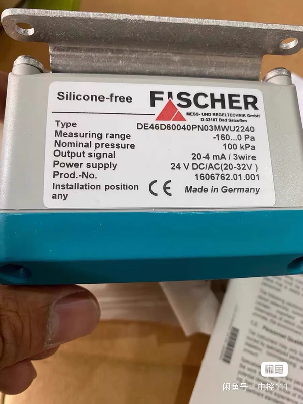 RENA FISCHER Differential Pressure Gauge DE46d60040pn03mwu2240 1 RENA FISCHER Differential Pressure Gauge DE46d60040pn03mwu2240